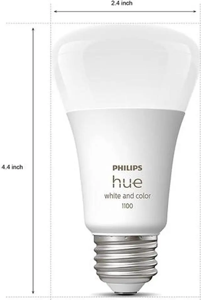 Alt view image 2 of 7 - Philips Hue 563254 10.5W A19 E26 Bluetooth Smart Bulb, 1-pack