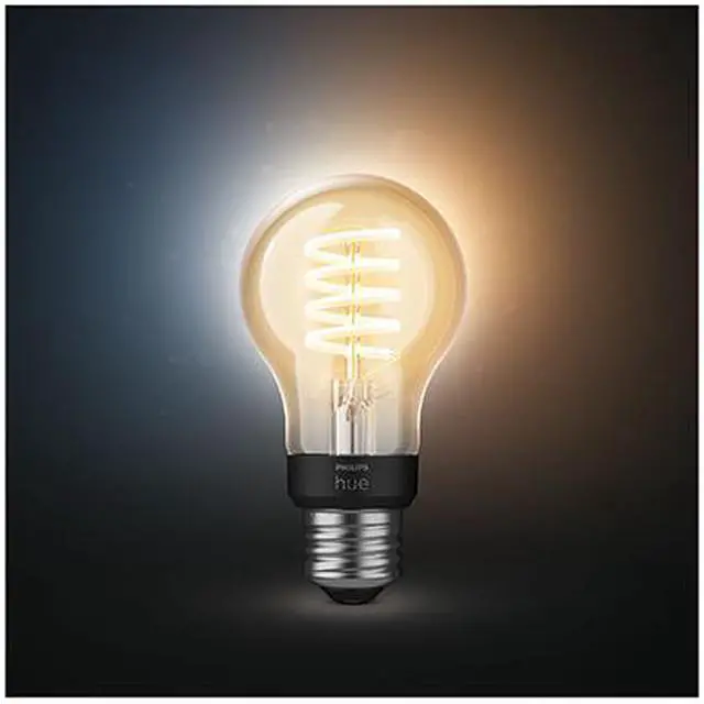 Alt view image 4 of 7 - Philips Hue 563577 1-pack 7W A19 E26 Filament Standard Bulb