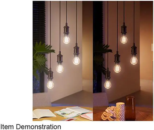 Alt view image 5 of 7 - Philips Hue 563577 1-pack 7W A19 E26 Filament Standard Bulb