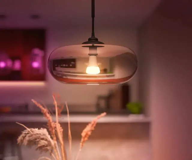 Alt view image 8 of 8 - Philips Hue 562982 1-pack 100W A21 E26 Smart Bulb-White and Color Ambiance
