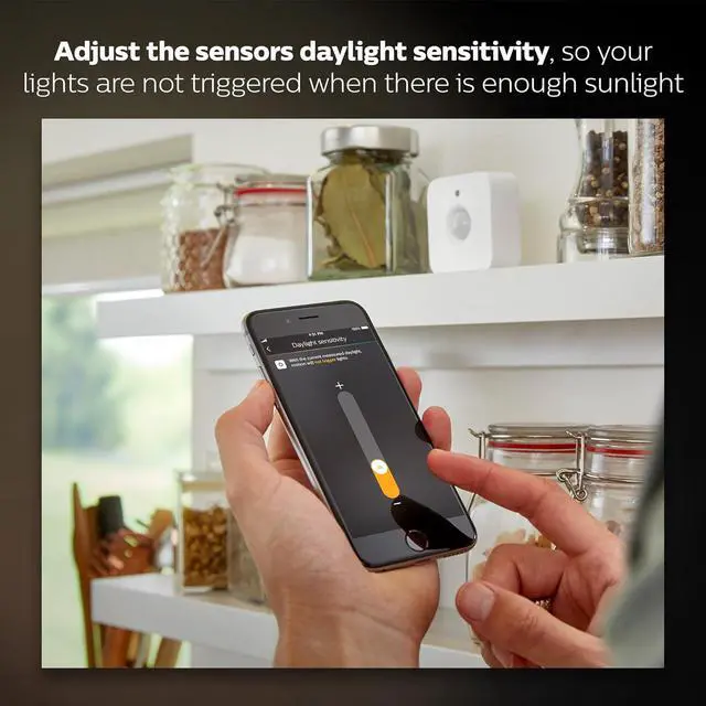 Alt view image 6 of 9 - Philips Hue Motion Sensor - Exclusively for Philips Hue Smart Lights - Requires Hue Bridge - Easy, No-Wire Installation