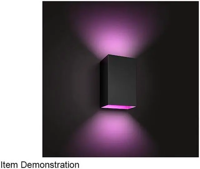 Alt view image 3 of 6 - Philips Hue 576082 White and Color Ambiance Resonate Wall Lantern