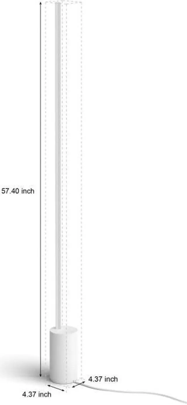 Alt view image 2 of 3 - Philips Hue 573709 Gradient Signe Floor Lamp