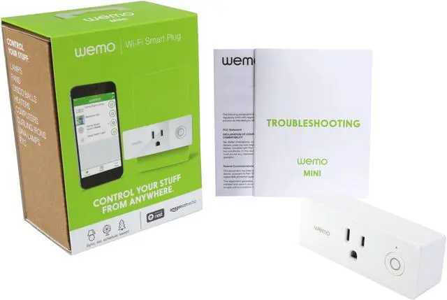 Alt view image 6 of 6 - Wemo Mini Smart Plug (F7C063), Wi-Fi Enabled, Works with Amazon Alexa