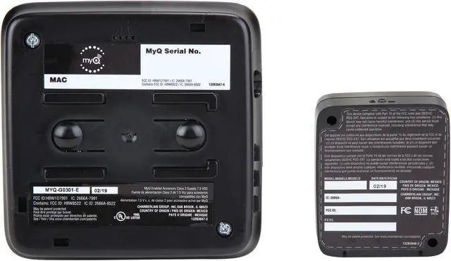 Alt view image 4 of 5 - Chamberlain myQ Smart Garage Door Opener, Wireless & Wi-Fi enabled Garage Hub with Smartphone Control - MYQ-G0301