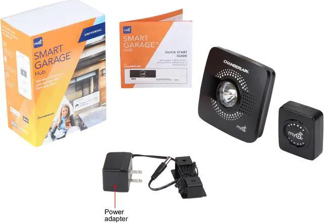 Alt view image 5 of 5 - Chamberlain myQ Smart Garage Door Opener, Wireless & Wi-Fi enabled Garage Hub with Smartphone Control - MYQ-G0301