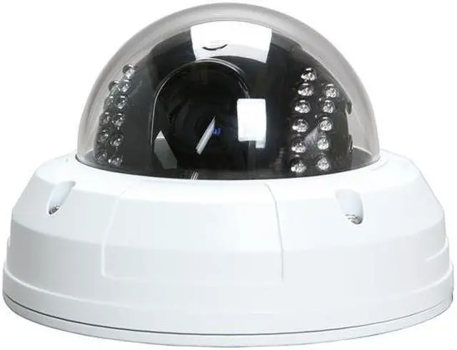 Alt view image 2 of 6 - Vonnic C509W 550 TV Lines MAX Resolution Outdoor Night Vision Dome Camera - White