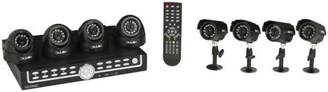 Vonnic (DK4268BD) channel Bullet Camera 12 IR LED Dome