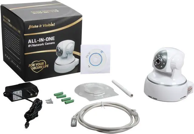 Alt view image 5 of 5 - Vonnic C909IP 640 x 480 MAX Resolution RJ45 H.264 Wireless IP Network Camera