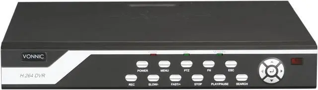 Alt view image 4 of 12 - Vonnic (DK3258B5) 8 channel + 8 Bullet Cameras 12 IR H.264 Remote Monitoring/CMS/email Notification/500GB completed security kit