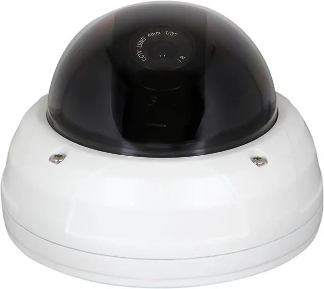 Alt view image 2 of 5 - Vonnic VCD510W 480 TV Lines MAX Resolution Outdoor Day/Night Dome Camera - White