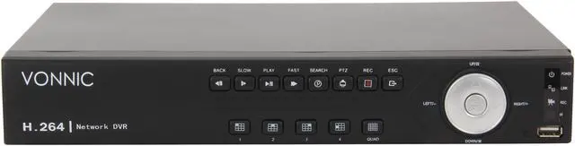 Alt view image 2 of 8 - Vonnic DVR-C1116SE 16 Channel H.264 DVR, Real Time Display/ Record, Web/3G/4G Mobile Access (HDD Sold Separately)