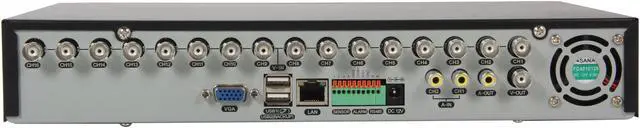 Alt view image 4 of 8 - Vonnic DVR-C1116SE 16 Channel H.264 DVR, Real Time Display/ Record, Web/3G/4G Mobile Access (HDD Sold Separately)