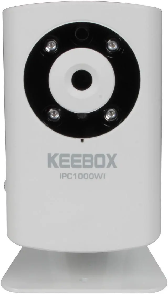 Alt view image 2 of 6 - Keebox IPC1000WI 640 x 480 MAX Resolution RJ45 KView Wireless N Day/Night Internet Camera