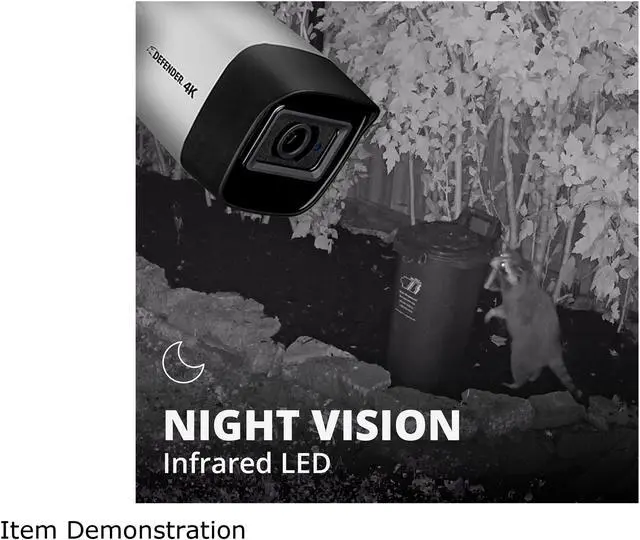 Alt view image 6 of 7 - Defender 8 Channel Ultra HD 4K (8MP) Wired Security System with 8 Night Vision Cameras