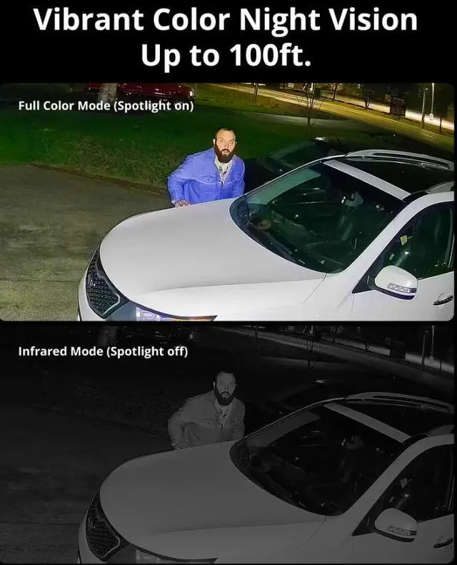 Alt view image 5 of 10 - Defender  Guard Pro PTZ 2K QHD WiFi Plug-In Power Security Camera, Motion Tracking, Color Night Vision, Human Detection, Audio, 2-way Talk (3-Pack)