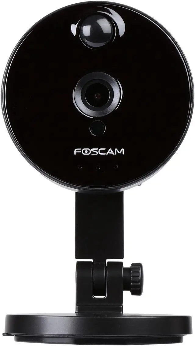 Alt view image 3 of 7 - Foscam C1 Indoor HD 720P Wireless Plug and Play IP Camera, with IR-Cut, Night Vision, 115 Degree Super Wide Viewing Angle, PIR Detection, Rich Media Message Push (Black)