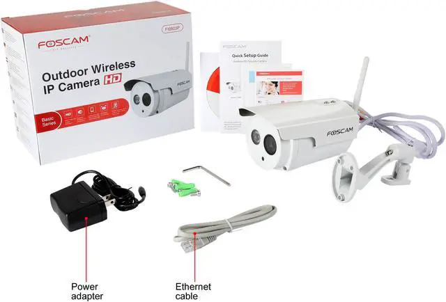 Alt view image 6 of 6 - Foscam FI9803PW Wireless 1.0MP HD 720p Outdoor Waterproof IP Security Camera