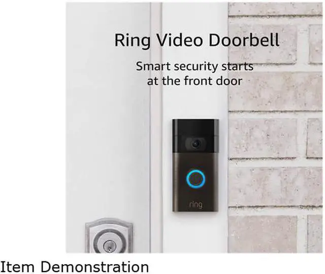 Alt view image 2 of 2 - Ring Video Doorbell - Newest Generation, 2020 Release - 1080p HD Video, Improved Motion Detection, Easy Installation - Venetian Bronze