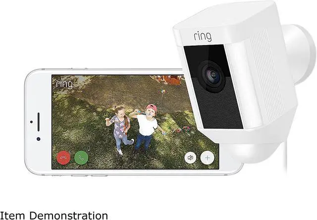 Alt view image 3 of 5 - Ring Refurbished Indoor/Outdoor Wired 1080p Security Camera White