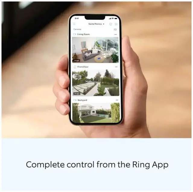 Alt view image 4 of 6 - Ring - Outdoor Cam (Stick Up Cam) Indoor/Outdoor Wire Free 1080p Security Camera - White