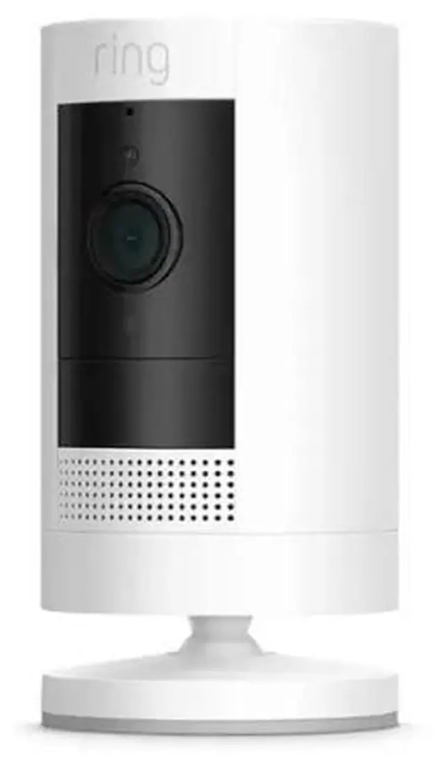 Main image of Ring - Outdoor Cam (Stick Up Cam) Indoor/Outdoor Wire Free 1080p Security Camera - White