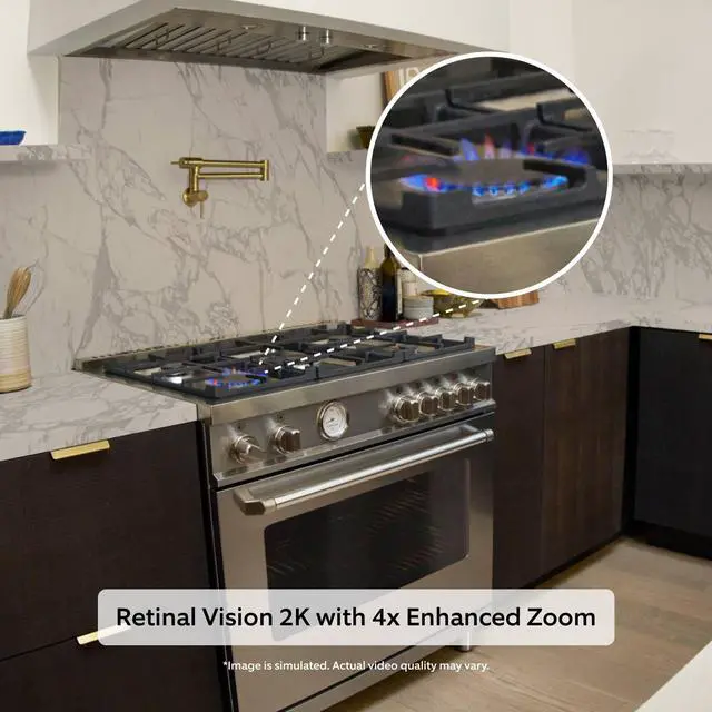 Alt view image 2 of 3 - Ring Indoor Cam Plus - 2K Indoor Security Camera, Two-Way Talk, Remote Siren, Customizable Motion Zones, Compact Plug-In Design, White