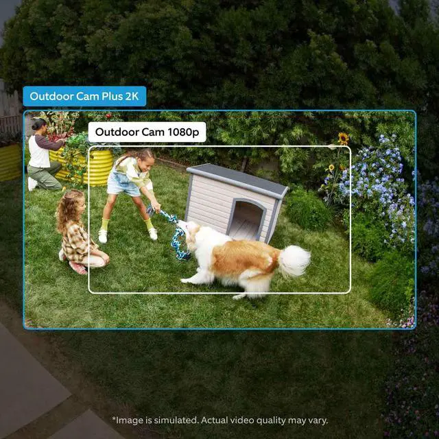 Alt view image 3 of 3 - Ring Outdoor Cam Plus (Plug-In) - 2K Indoor/Outdoor Security Camera, Two-Way Talk, Security Siren, WiFi 6, Customizable Motion Zones, Black