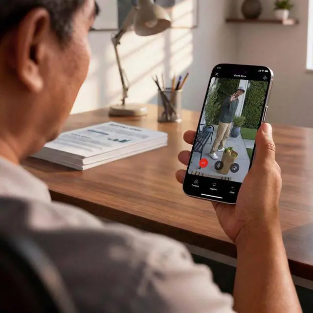 Alt view image 4 of 4 - Ring Wired Doorbell 2K (2nd Gen) - 6x Enhanced Zoom, 140 Degree Head-to-Toe FOV, Two-Way Talk, Motion Detection, Hardwired