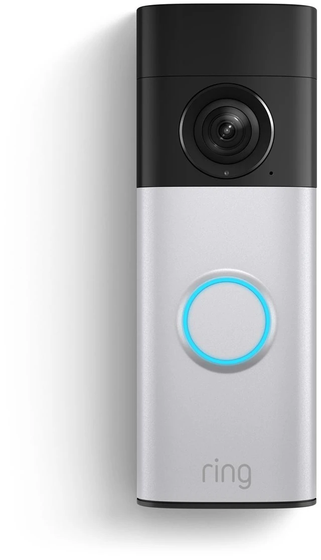 Main image of Ring Battery Doorbell 2K Plus (2nd Gen) - 6x Enhanced Zoom, 140 Degree Head-to-Toe FOV, Advanced Motion Detection, WiFi 6, Nickel Silver