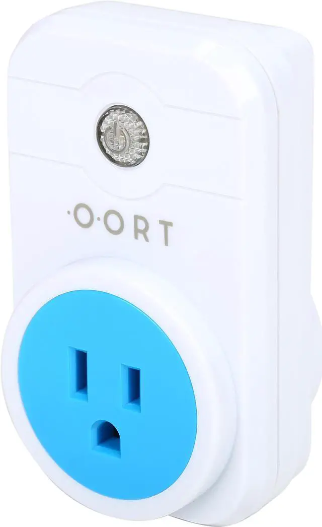 Main image of OORT E100S SmartSocket BLE Enabled Smart Plug Energy Meter iOS and Android Compatible, White