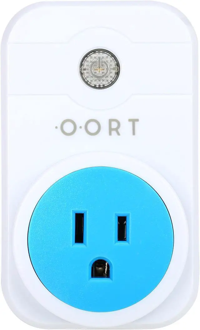 Alt view image 2 of 6 - OORT E100S SmartSocket BLE Enabled Smart Plug Energy Meter iOS and Android Compatible, White