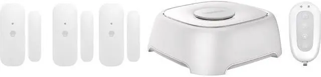 Main image of Smanos L020KIT DIY Home or Dorm Burglar Alarm with 3 x Door / Window Sensor, and 1 x Remote Key Fob