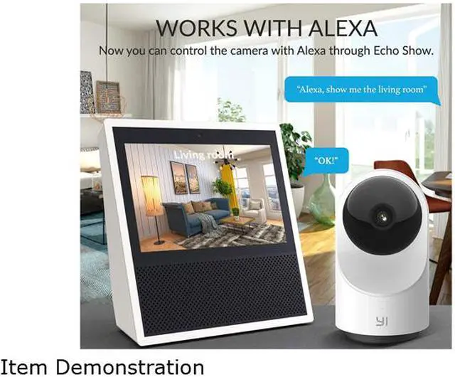 Alt view image 5 of 6 - Kami Home Security Camera System 1080P HD Indoor Smart Cam, Motion-Activated with 2.4G/5G Dual-Band Wi-Fi, 1 Year Free Cloud Storage, Kami/YI Home APP