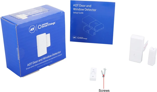 Alt view image 6 of 6 - Samsung Smartthings F-ADT-DW-1 ADT Door and Window Detector