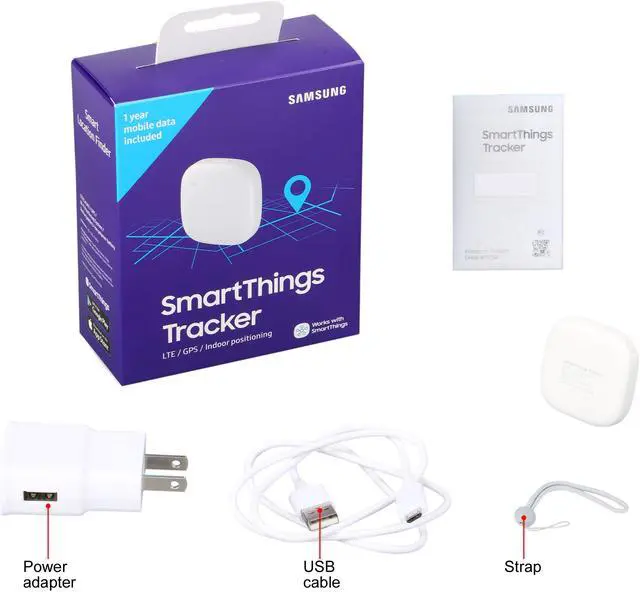 Alt view image 6 of 6 - Samsung Smartthings SM-V110AZWAATT SmartThings Tracker