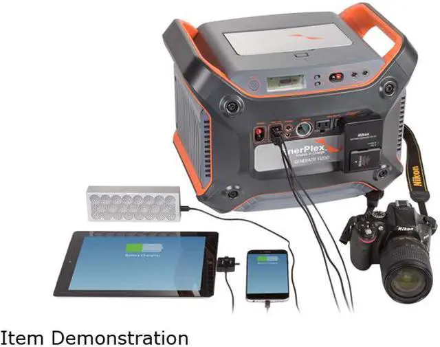 Alt view image 8 of 8 - EnerPlex GNS1200GY Genera Y1200 Portable Solar Charger