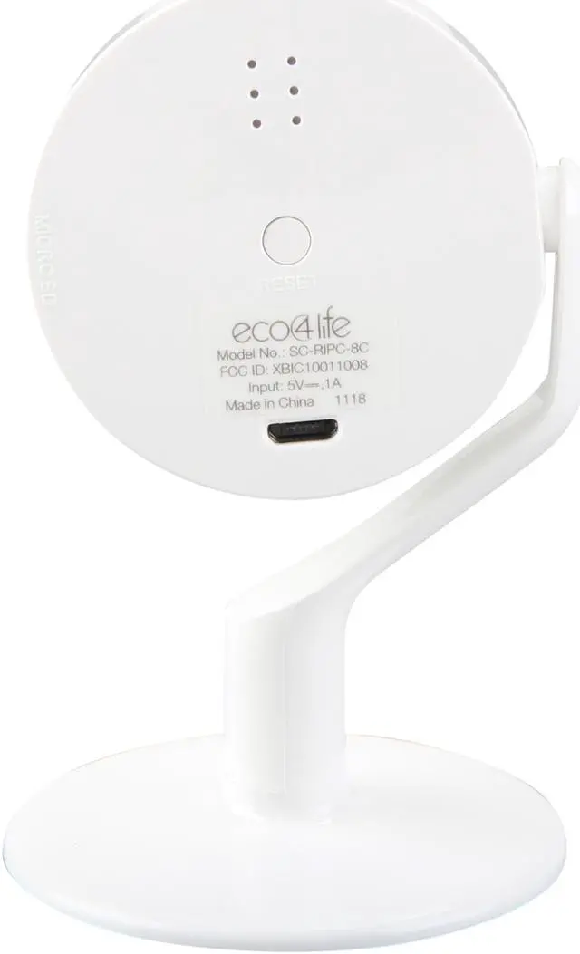 Alt view image 4 of 6 - Aluratek ASHC02F Eco4life SmartHome Wi-Fi Security Camera