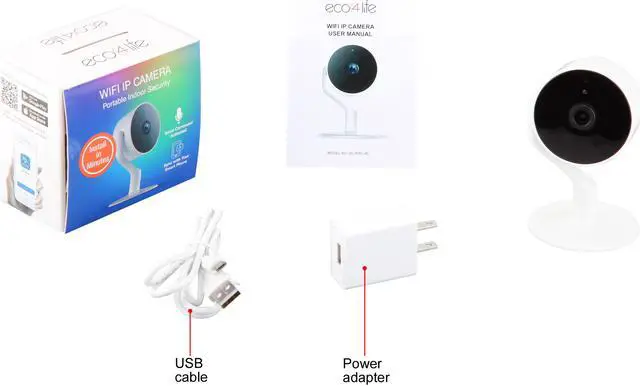 Alt view image 6 of 6 - Aluratek ASHC02F Eco4life SmartHome Wi-Fi Security Camera