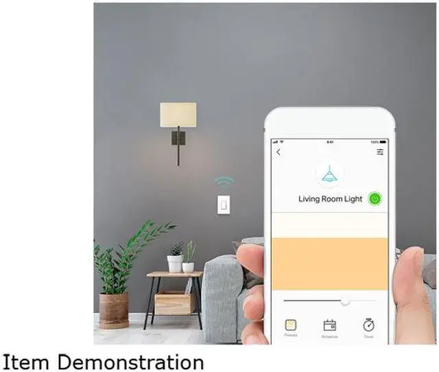 Alt view image 8 of 20 - Kasa Smart Dimmer Switch HS220, Single Pole, Needs Neutral Wire, 2.4GHz Wi-Fi Light Switch Works with Alexa and Google Home, UL Certified,, No Hub Required
