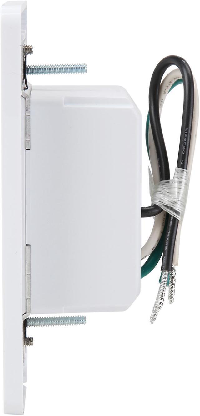 Alt view image 5 of 6 - Kasa Smart Plug KP200, In-Wall Smart Home Wi-Fi Outlet Works with Alexa, Google Home & IFTTT, No Hub Required, Remote Control, ETL Certified