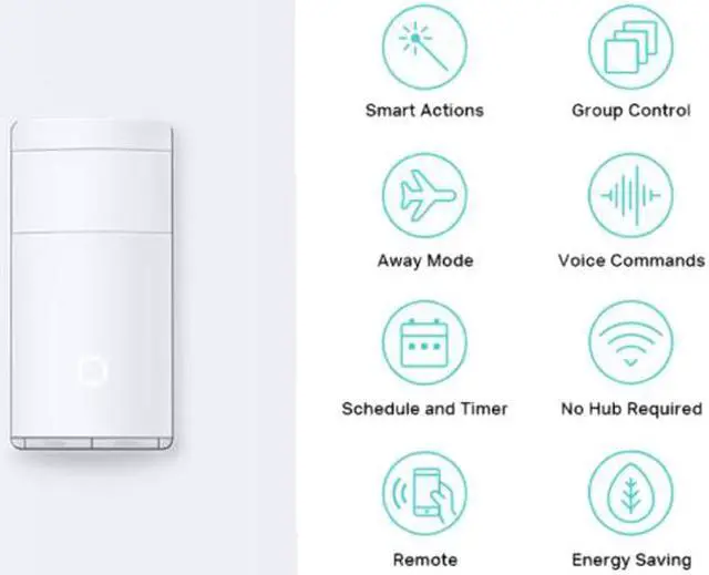 Alt view image 3 of 9 - Kasa Smart Motion Sensor Switch, Single Pole, Needs Neutral Wire, 2.4GHz Wi-Fi Light Switch, Works with Alexa & Google Assistant, UL Certified, No Hub Required (KS200M), White, 1-Pack
