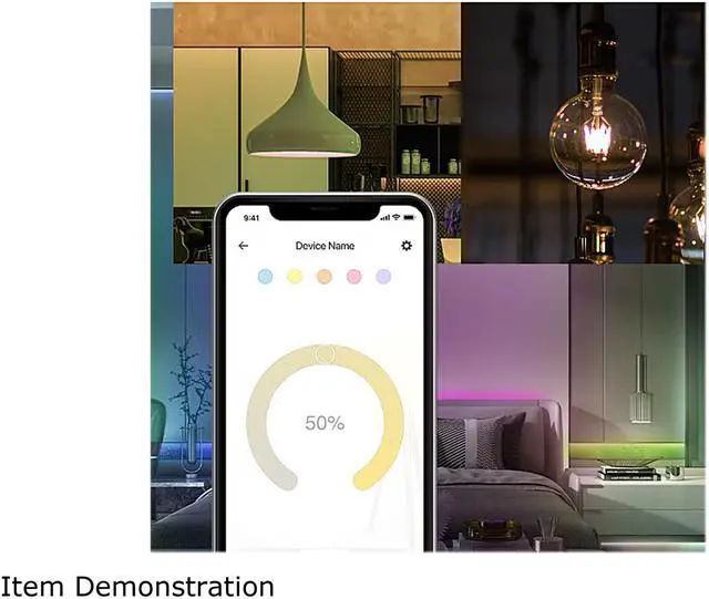 Alt view image 6 of 6 - Kasa Smart LED Light Strip, RGB, 32.8ft(2 Rolls of 16.4ft.) Wi-Fi LED Strip Works w/ Alexa & Google Assistant, High Brightness, Trimmable, Up to 25,000 Hours, Multicolor