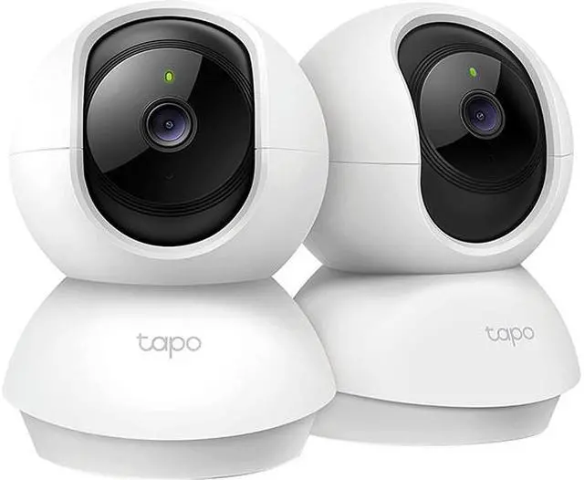 Main image of TP-Link Tapo 2K Pan/Tilt Security Camera for Baby Monitor, Dog Camera w/ Motion Detection, 2-Way Audio, Siren, Night Vision, Cloud & SD Card Storage, Works with Alexa & Google Home, 2-Pack (C210P2)
