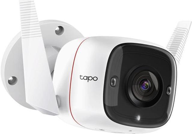 TP-Link Tapo 2K HD Security Camera Outdoor Wired, IP66 Weatherproof,  Motion/Person Detection, Works with Alexa & Google Home, Built-in Siren w/  Night Vision, Cloud/SD Card Storage, 2-Way Audio(C310) 