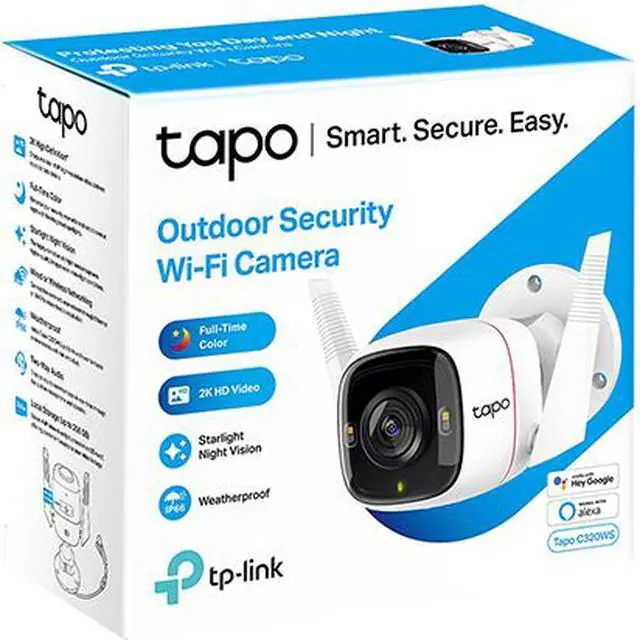Alt view image 4 of 4 - TP-Link Tapo Smart Outdoor Home Security Wi-Fi Camera with 24/7 Recording, C320WS