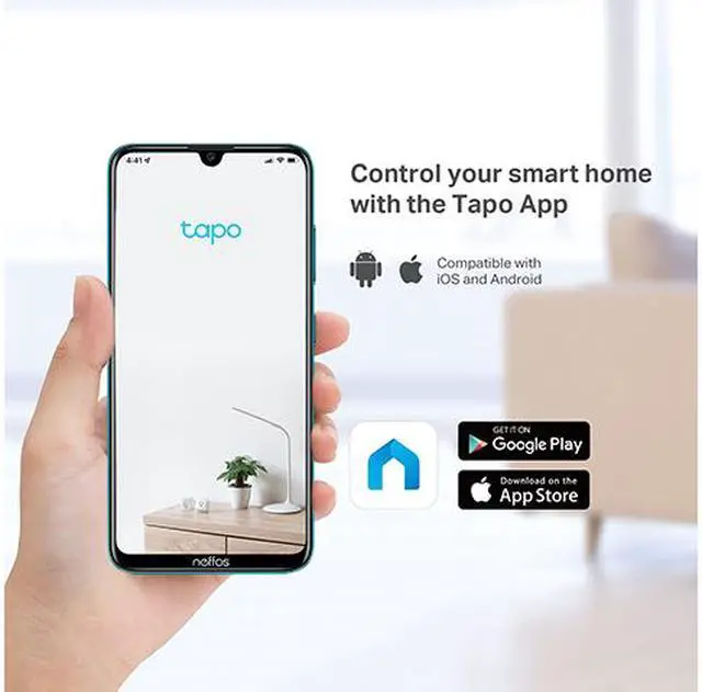 Alt view image 6 of 6 - TP-Link Tapo 2K Security Camera for Baby Monitor, Dog Camera w/ Motion Detection, 2-Way Audio, Night Vision, Cloud &SD Card Storage (Up to 256 GB), Works with Alexa & Google Home, 2-Pack (C110P2)