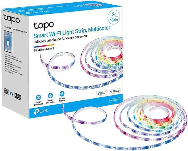 Alt view image 3 of 3 - TP-LINK TAPO L930-5 Smart Wi-Fi Light Strip, Multicolor
