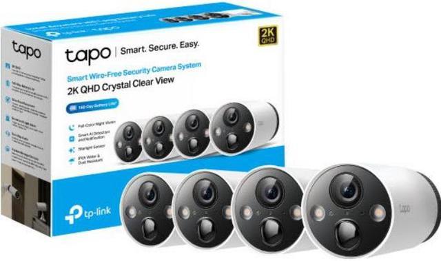 TP-Link Tapo C420S1 4MP Smart Wire-Free Security Camera System