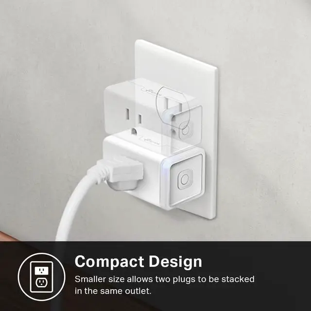 Alt view image 8 of 8 - TP-Link KP125MP2 Kasa Smart Wi-Fi Plug Slim, Energy Monitoring